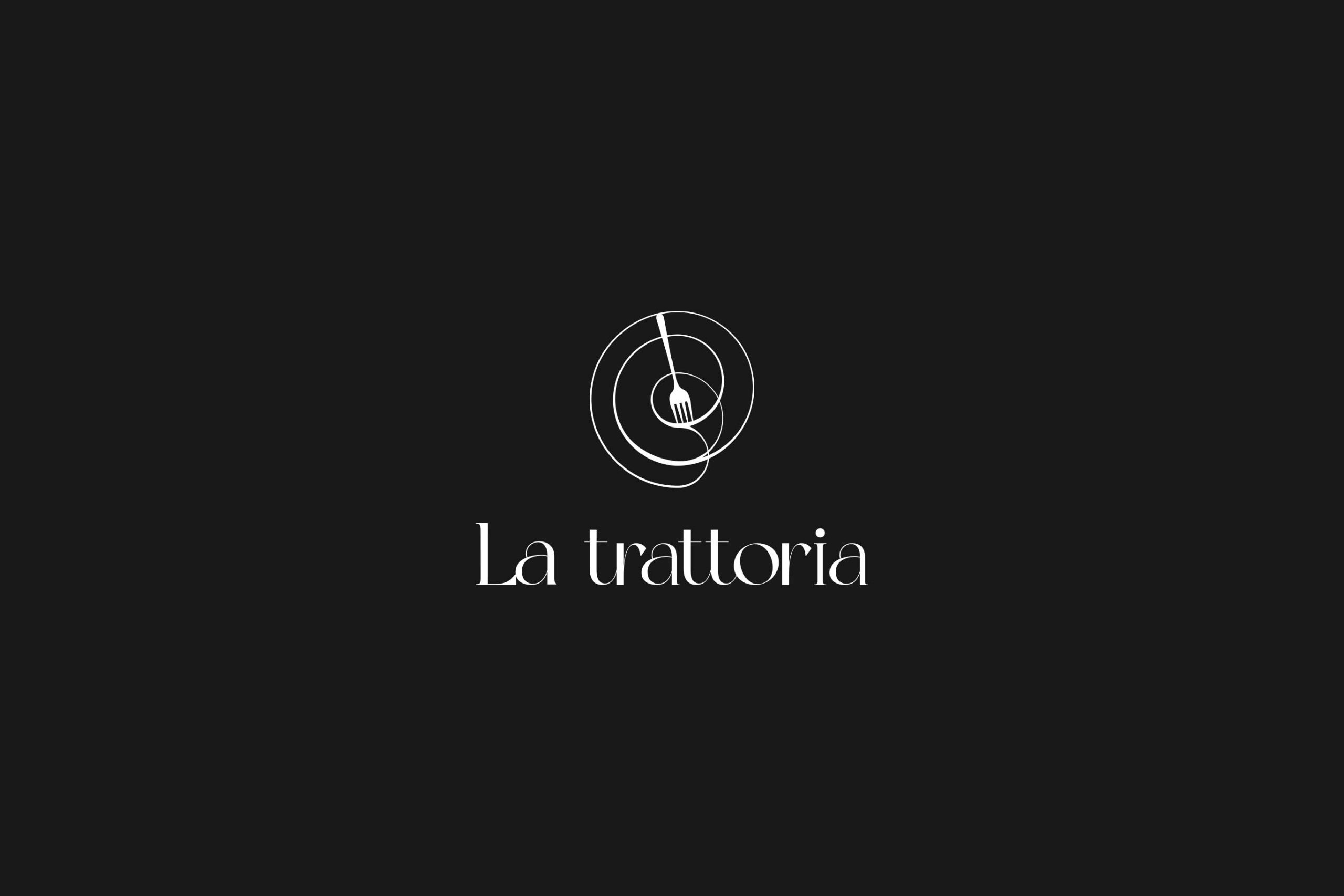 Trattoria logotype